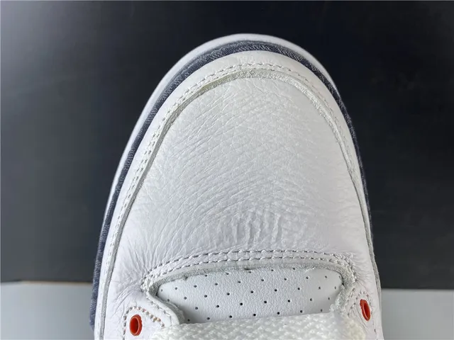 Air Jordan 3 White Dark Grey Red Basketball Shoes 2