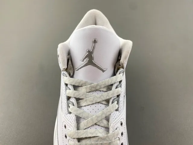 Air Jordan 3 White Elephant Print Basketball Shoes 6