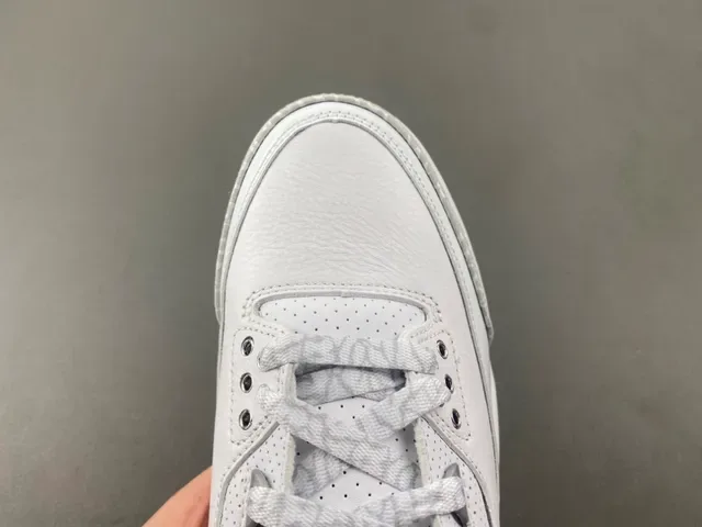Air Jordan 3 Tênis de Basquete com Estampa de Elefante Branco 5