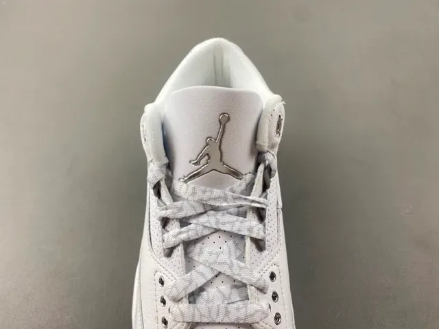 Air Jordan 3 Tênis de Basquete com Estampa de Elefante Branco 6