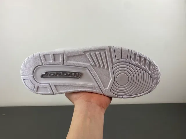 Air Jordan 3 Tênis de Basquete com Estampa de Elefante Branco 9