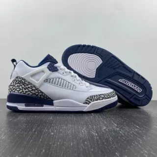 Air Jordan 3 White Navy Elephant Print Basketball Shoes