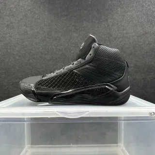 Air Jordan 38 Black Monochrome High-Top Silhouette Basketball Shoes