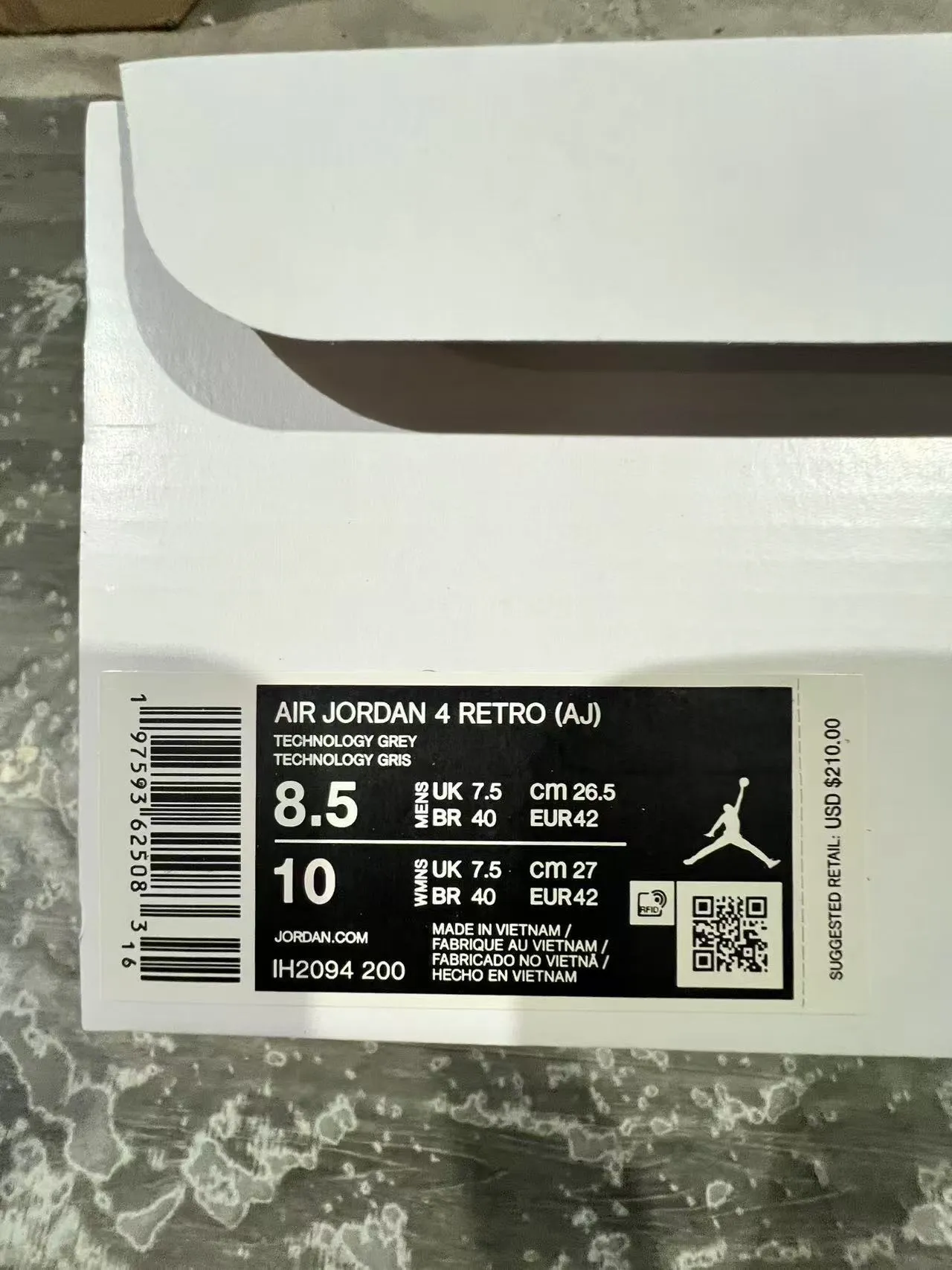 Air Jordan 4 Beige Black Red Basketball Shoes 10