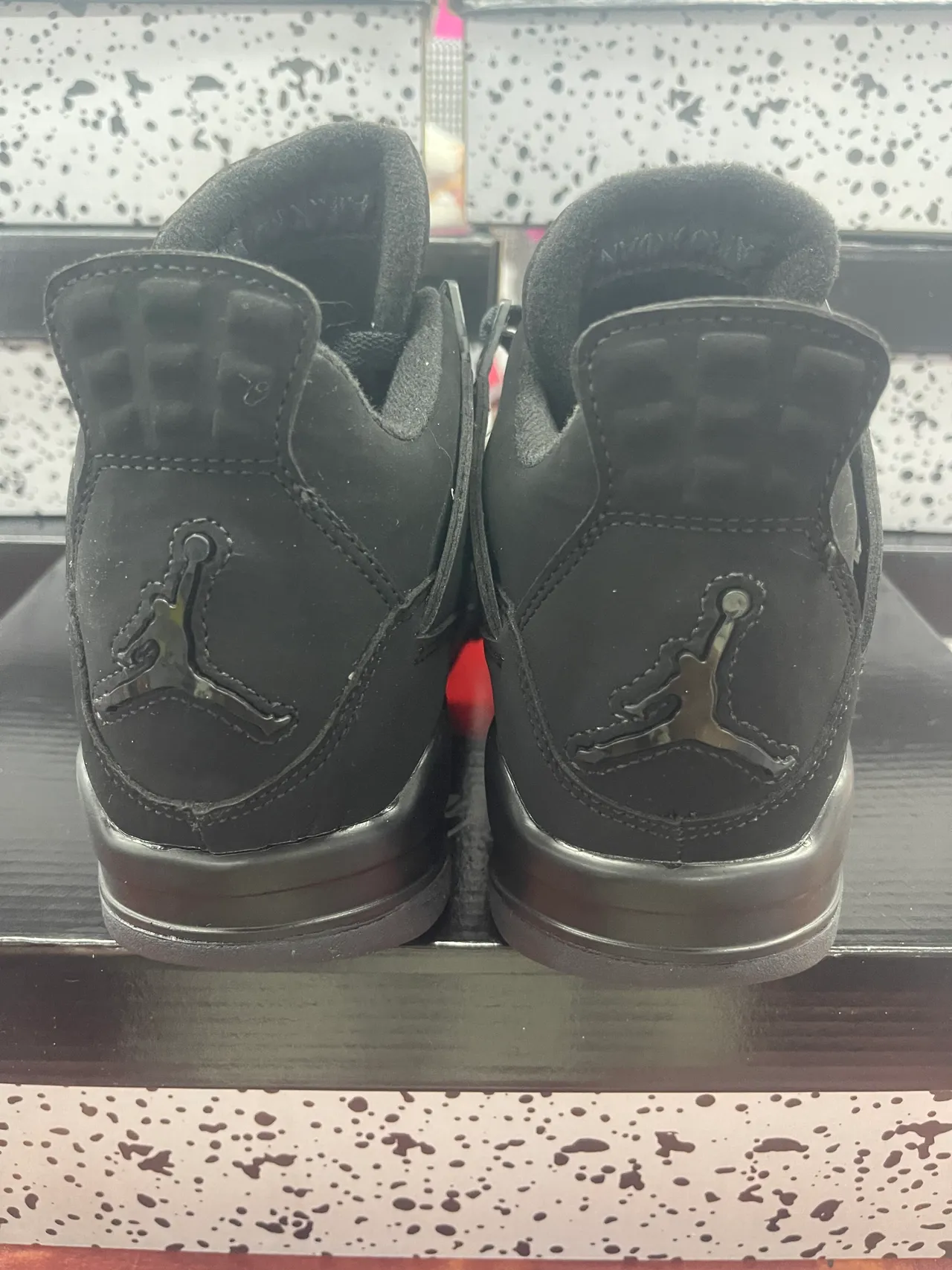 Air Jordan 4 Black Basketball Shoes 6