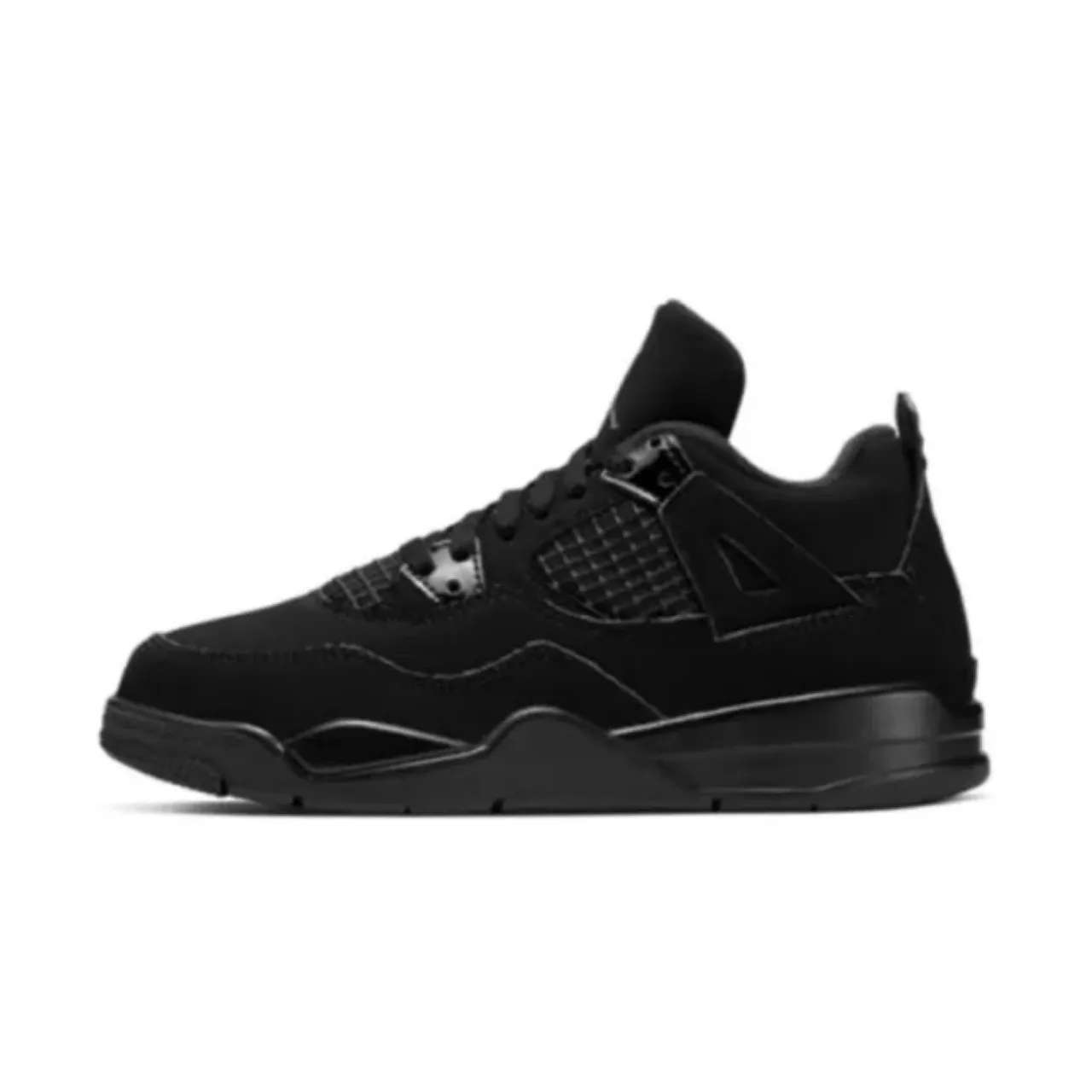 Air Jordan 4 Black Basketball Shoes 19