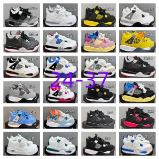 Air Jordan 4 Black Gray Basketball Shoes