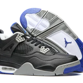 Air Jordan 4 黑皇家蓝篮球鞋