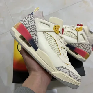 Air Jordan 4 Elephant Print Gradient Heel Basketball Shoes
