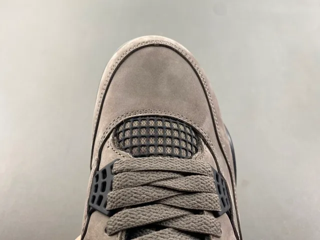 Air Jordan 4 Gray Suede Basketball Shoes 5