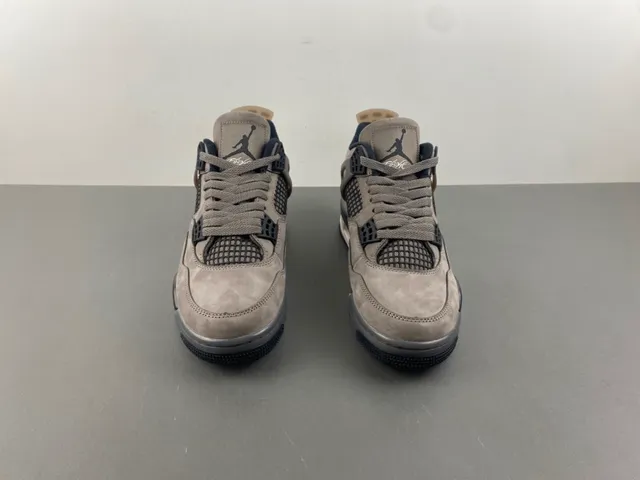 Air Jordan 4 Gray Suede Basketball Shoes 11