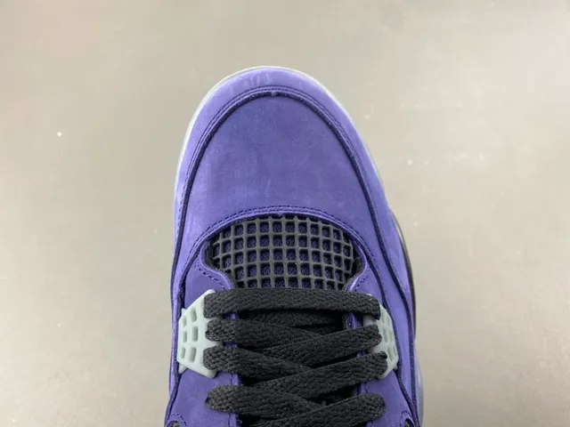 Air Jordan 4 Purple Suede Basketball Shoes 5