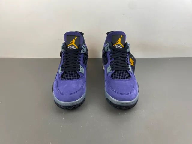 Air Jordan 4 Purple Suede Basketball Shoes 11