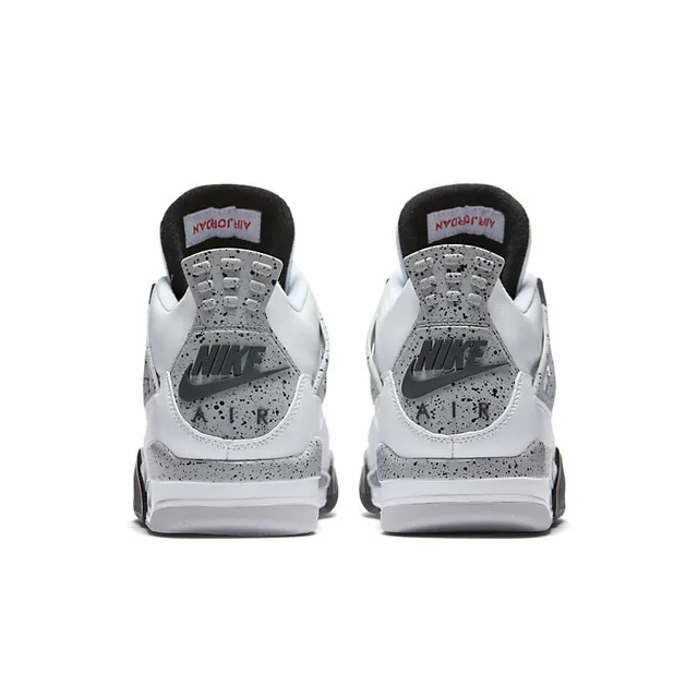 Air Jordan 4 White Cement Basketball Shoes 2