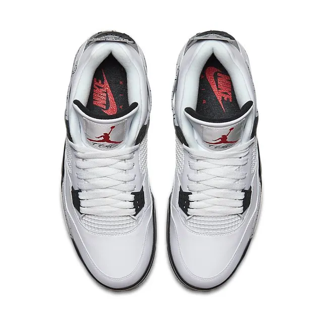 Air Jordan 4 White Cement Basketball Shoes 4