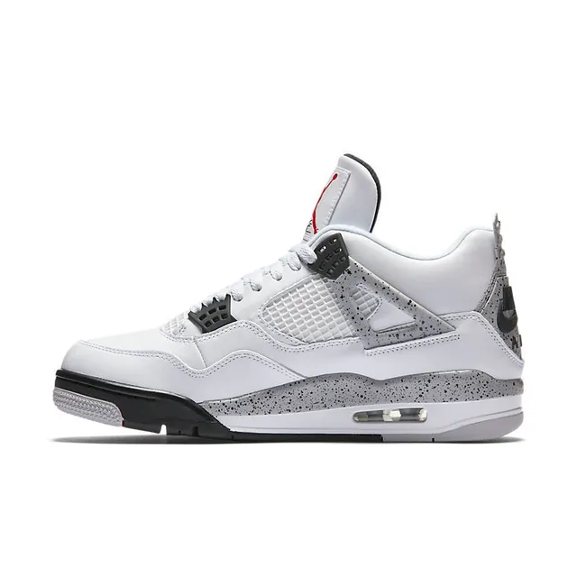 Air Jordan 4 White Cement Basketball Shoes 5