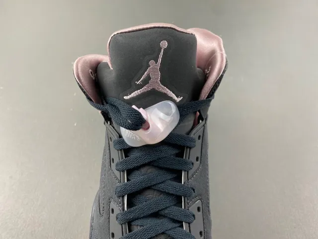 Air Jordan 5 Black Pink Women's Basketball Shoes 6