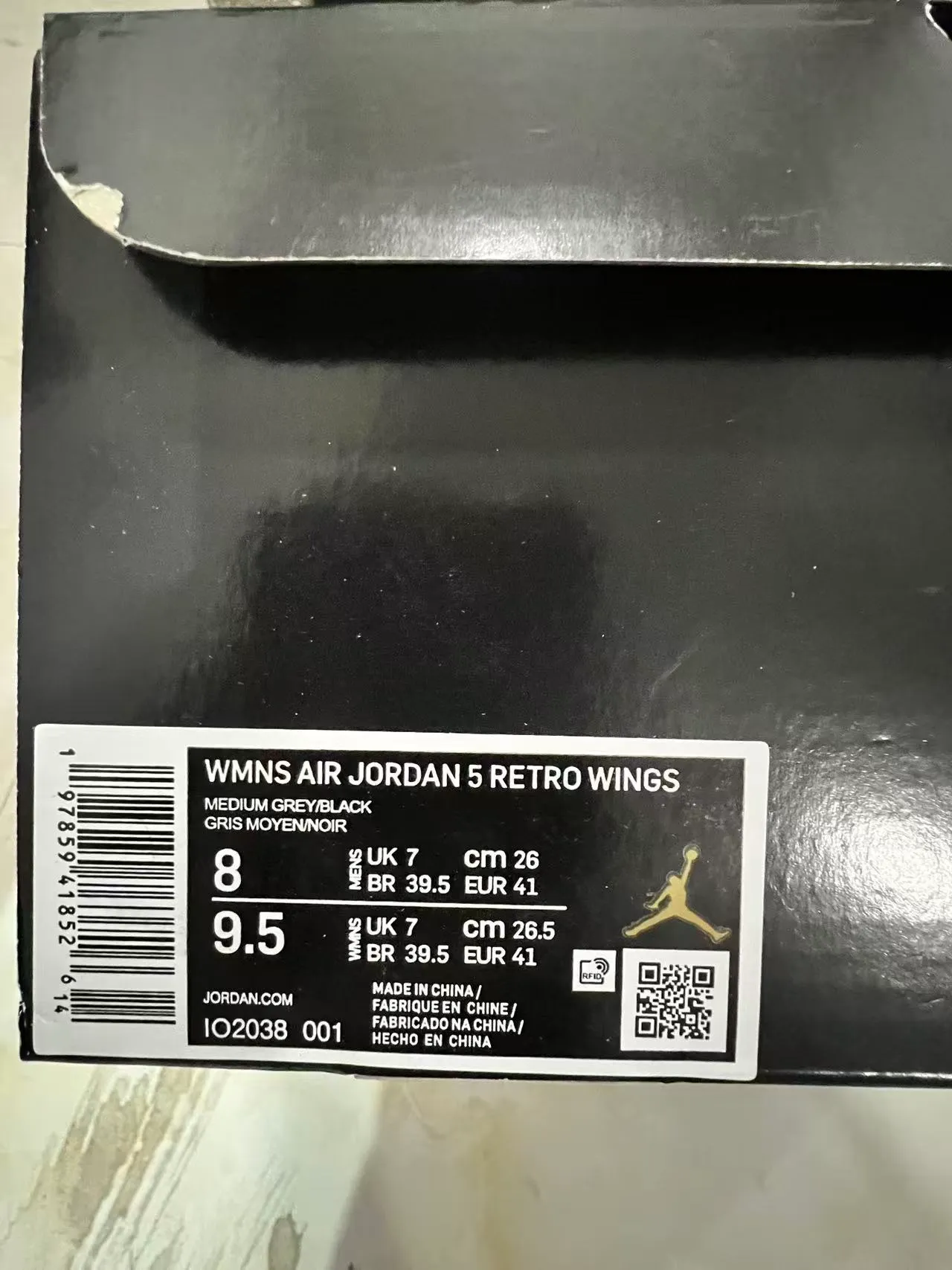 Air Jordan 5 Metallic Silver Black Basketball Shoes 10