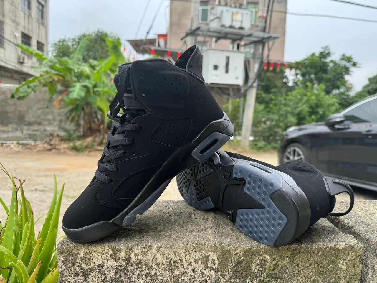 Air Jordan 6 Tênis de Basquete Preto 3