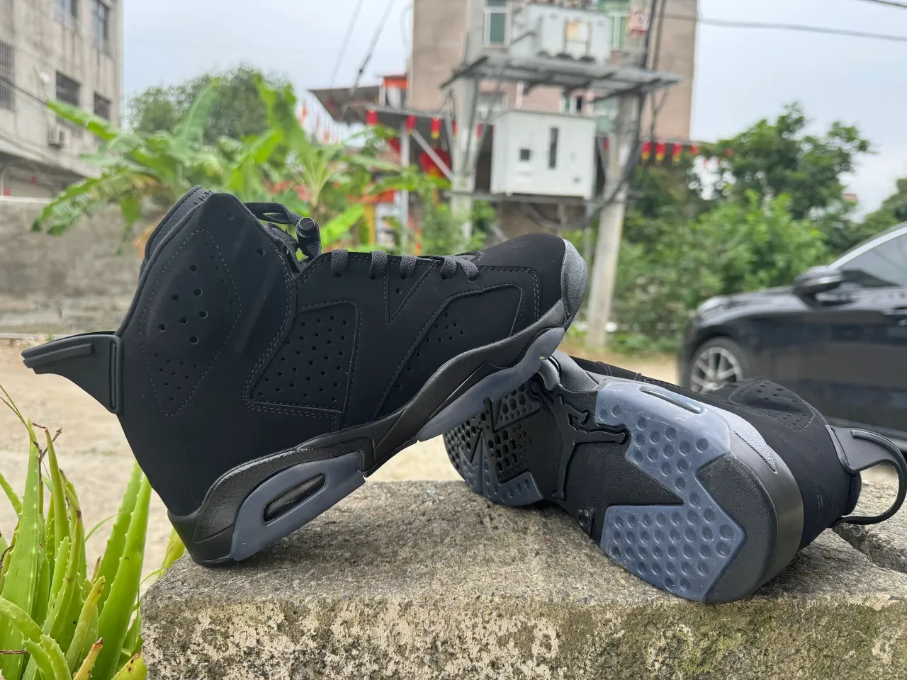 Air Jordan 6 Tênis de Basquete Preto 4