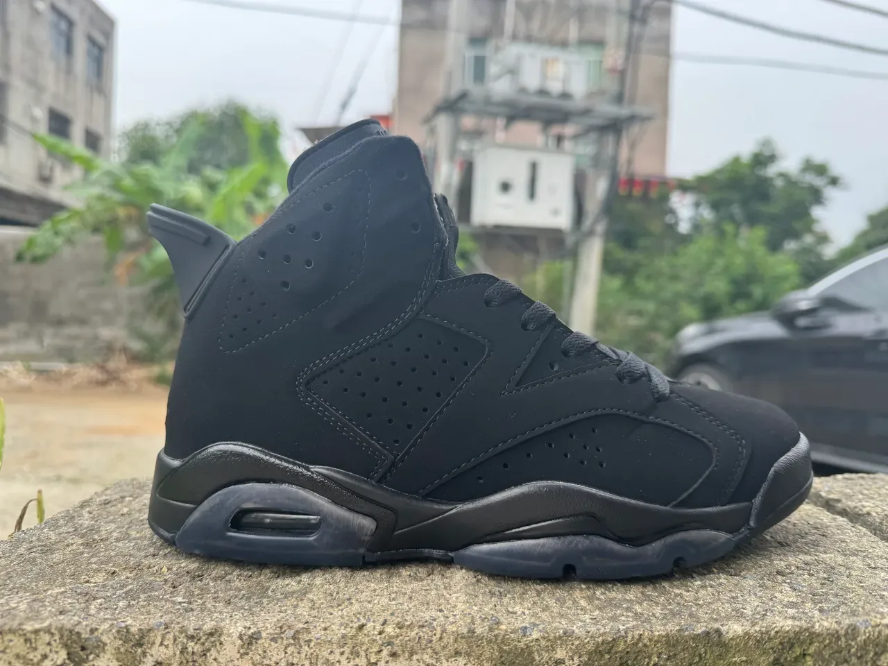 Air Jordan 6 Tênis de Basquete Preto 5