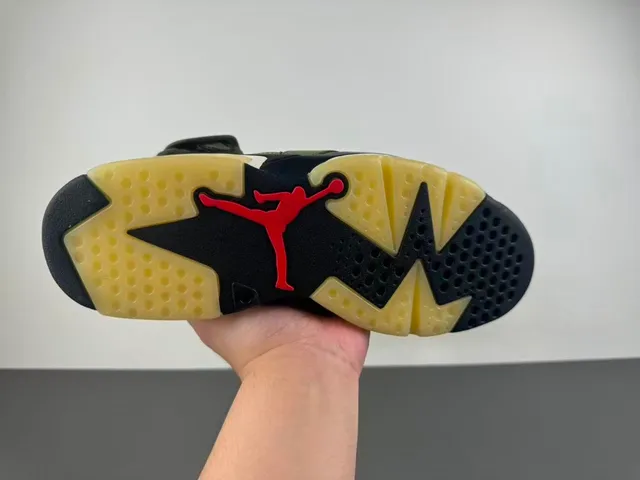 Air Jordan 6 Verde Oliva Ante High-Top Baloncesto 9