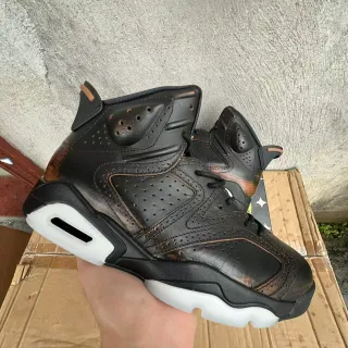 Air Jordan 6 Patina Black White Basketball Shoes
