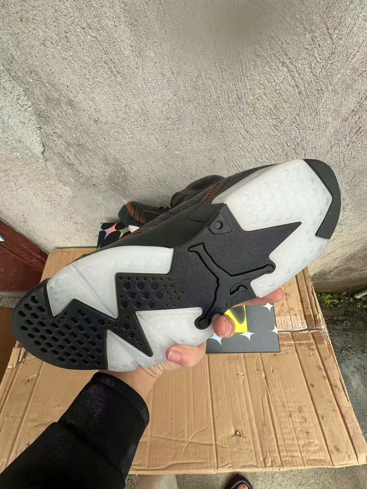 Air Jordan 6 Patina Black White Basketball Shoes 6