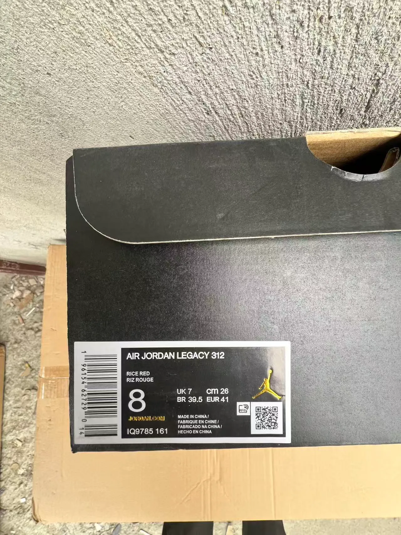 Air Jordan Legacy 312 Off-White y Rojo Zapatillas de Baloncesto 8