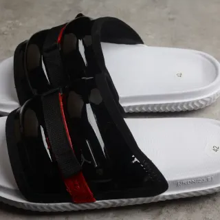 Air Jordan Slide JORDN/23.E सफेद काला लाल चप्पल