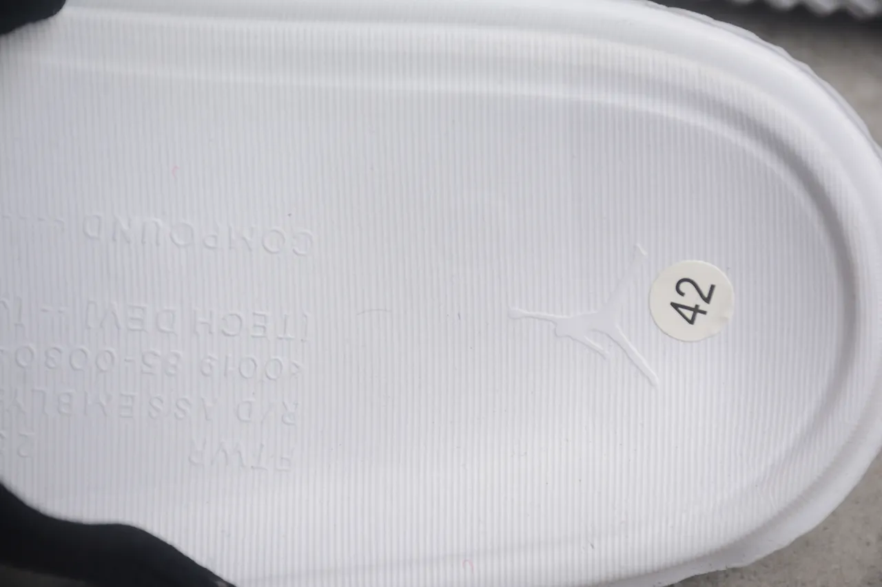 Air Jordan Slide JORDN/23.E White Black Red Slippers 3
