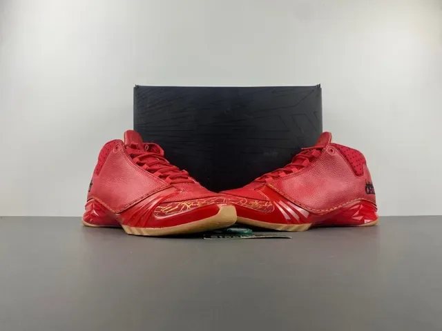 Air Jordan XX أحذية كرة السلة مدينة تاج ذهبي أحمر 14