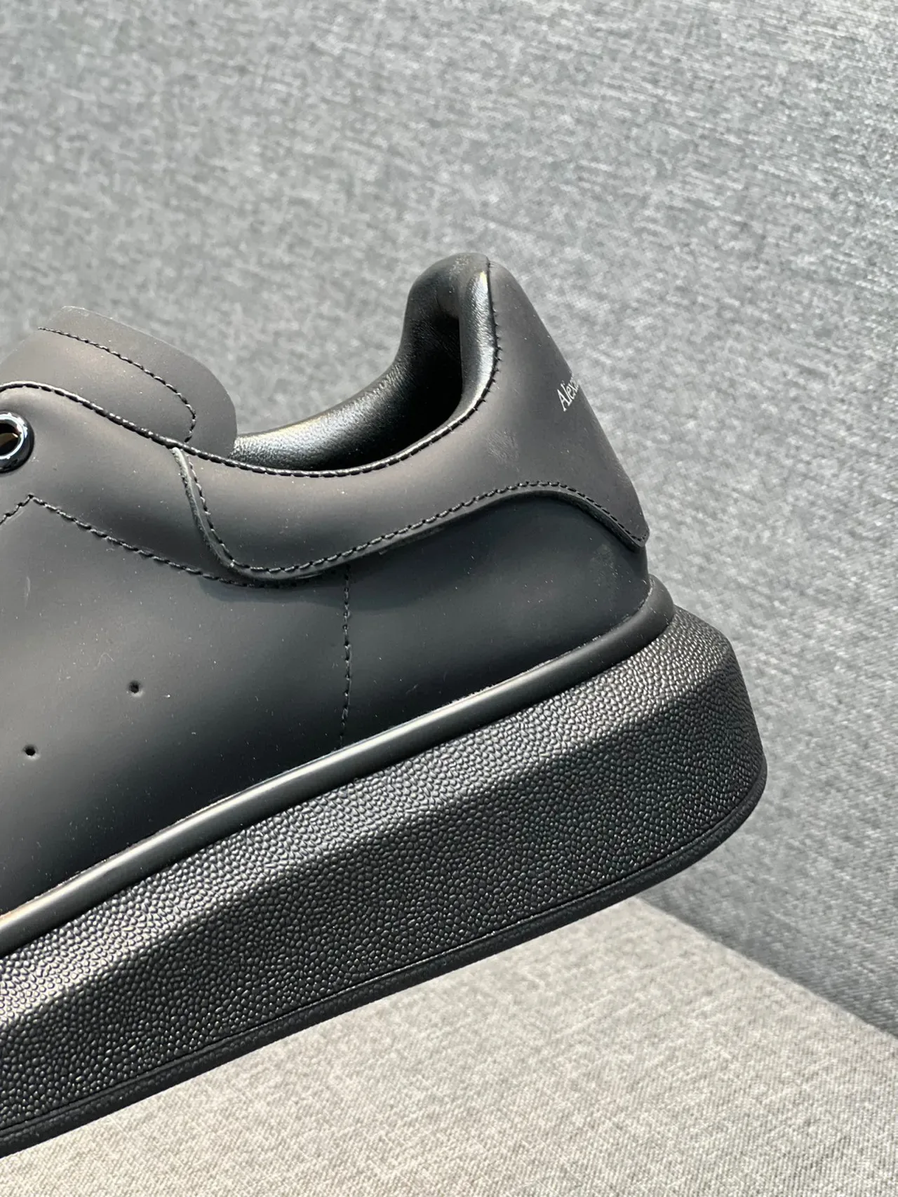 Alexander McQueen Oversized Sneaker Black Spiked Toe Lifestyle Sneaker 8