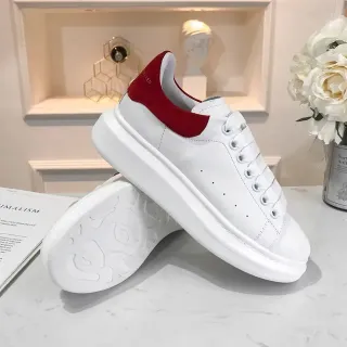 Alexander McQueen Oversized Sneaker White and Red Lifestyle Sneakers