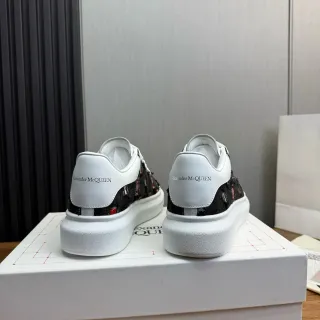 Alexander McQueen Oversized Sneaker White Black Red Lifestyle Sneakers