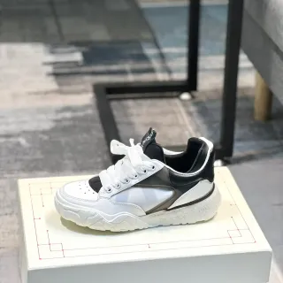 Alexander McQueen Oversized Sneaker White Black Speckled Sole Chunky Sneakers