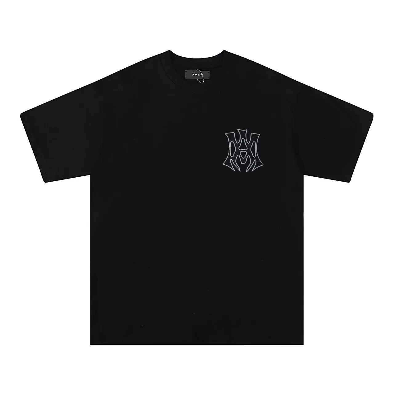 Amiri Black Beige Oversized Fit Back Graphic Print T-Shirt 5