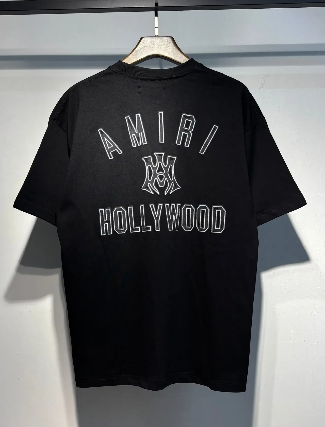 Amiri Black Beige Oversized Fit Back Graphic Print T-Shirt 7