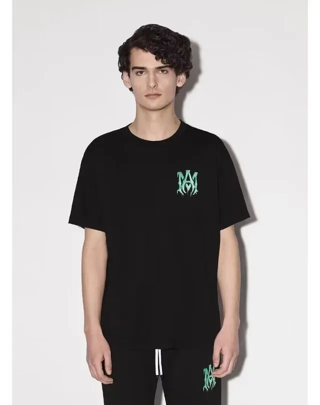 Amiri Graphic Print Crew-Neck Oversized T-Shirt 19