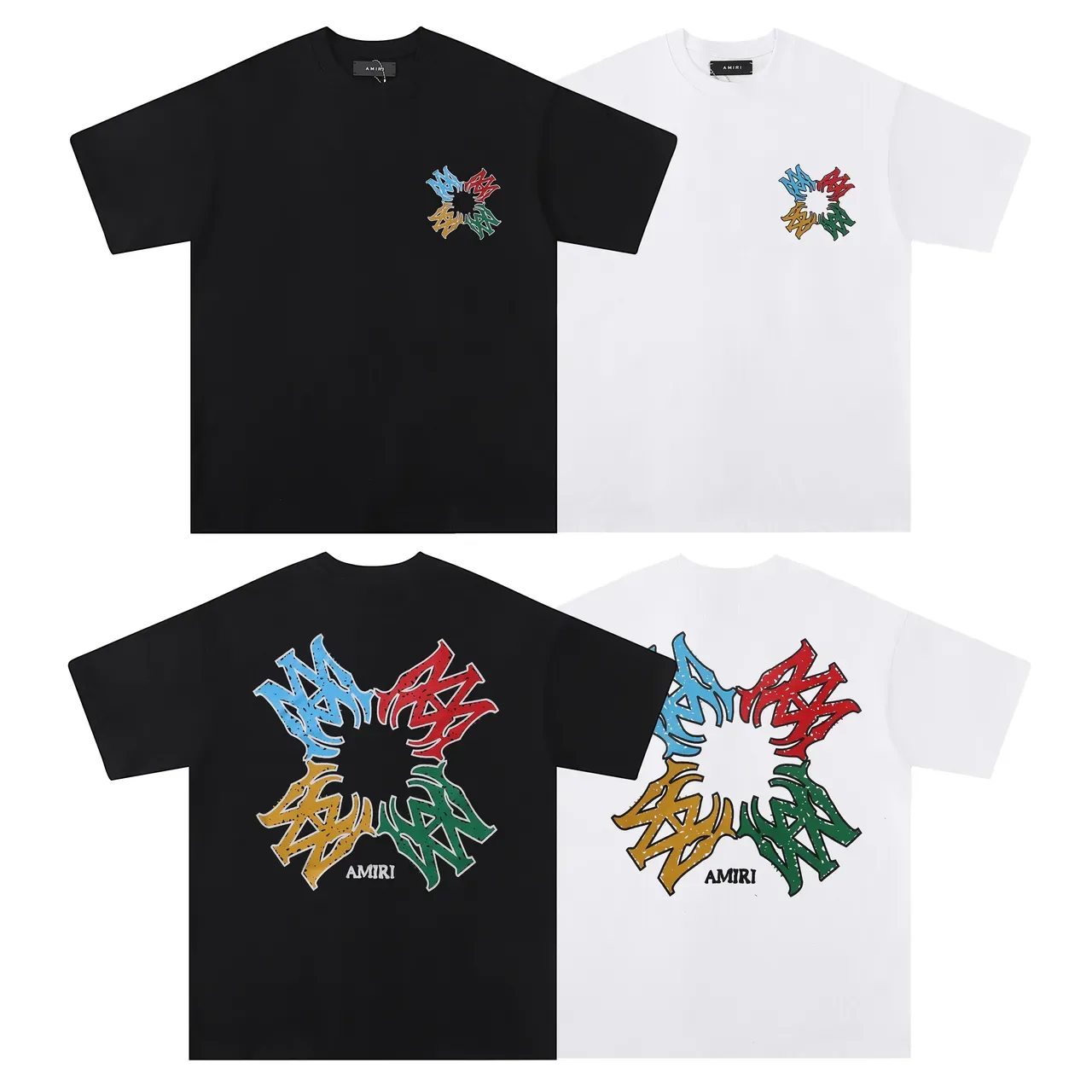 Amiri Graphic Print Crewneck T-Shirt 6