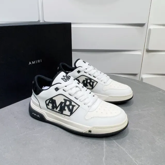 Amiri MA Court Blanc et Noir Sneakers Lifestyle 4