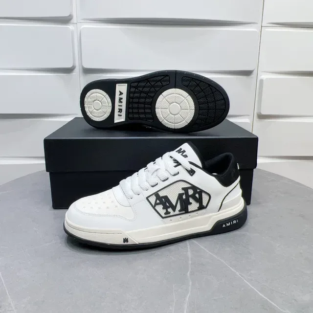 Amiri MA Court Blanc et Noir Sneakers Lifestyle 5