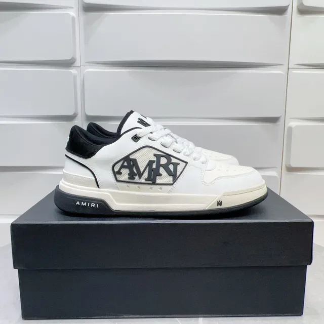 Amiri MA Court Blanc et Noir Sneakers Lifestyle 9