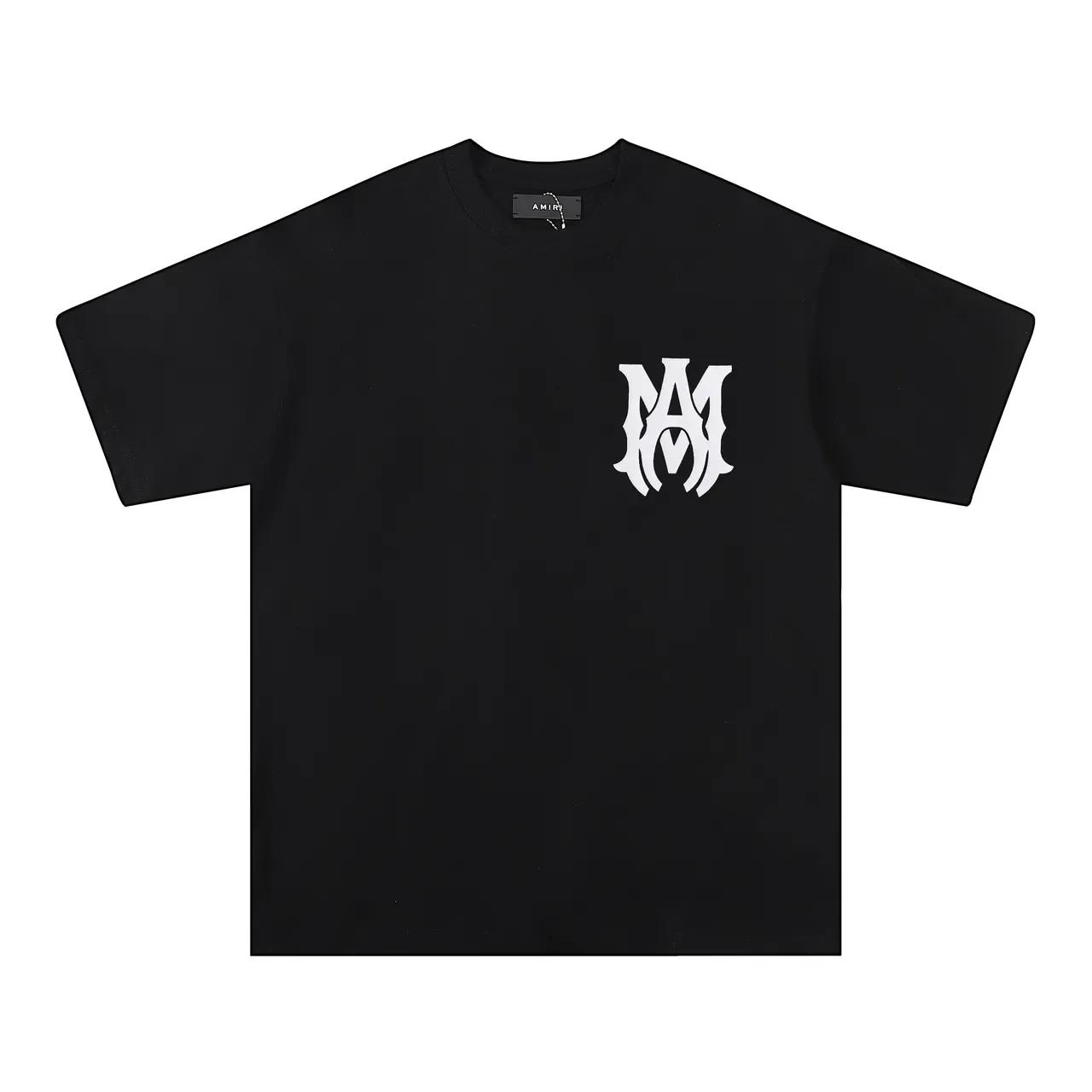 Amiri Skel Top Black White Oversized Fit Bold Back Logo T-Shirt 10
