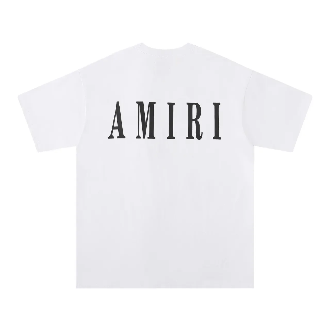 Amiri Skel Top Black White Oversized Fit Bold Back Logo T-Shirt 11