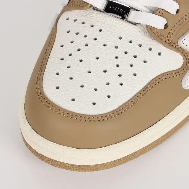 Amiri Skel Top Low Tan et White Chaussures lifestyle 5