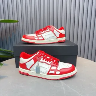 Amiri Skel Top Red and White Lifestyle Sneakers