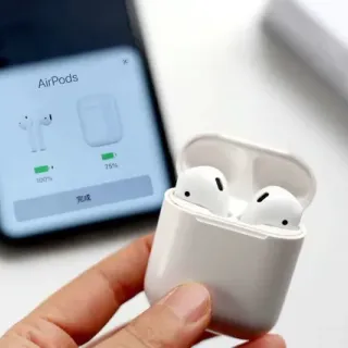 Apple AirPods White Compact Stem-Style Glossy Finish TWS Earbuds