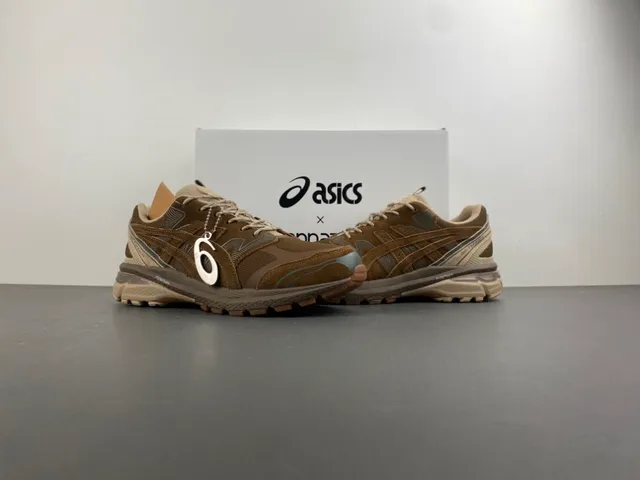 ASICS Gel-Kayano أحذية رياضية أسلوب حياة بنية سود وميش 13
