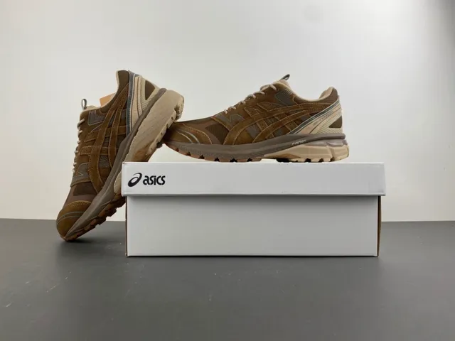 ASICS Gel-Kayano أحذية رياضية أسلوب حياة بنية سود وميش 14